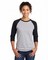 Gildan Unisex Heavy Cotton Raglan Crewneck 3/4 Sleeve T-Shirt for Everyday Comfort & Custom Printing Tee
